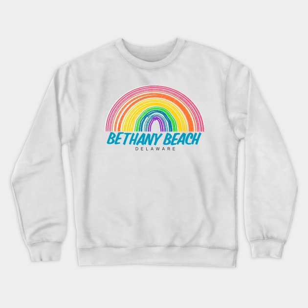 Bethany Beach Rainbow Crewneck Sweatshirt by BETHANY BEACH